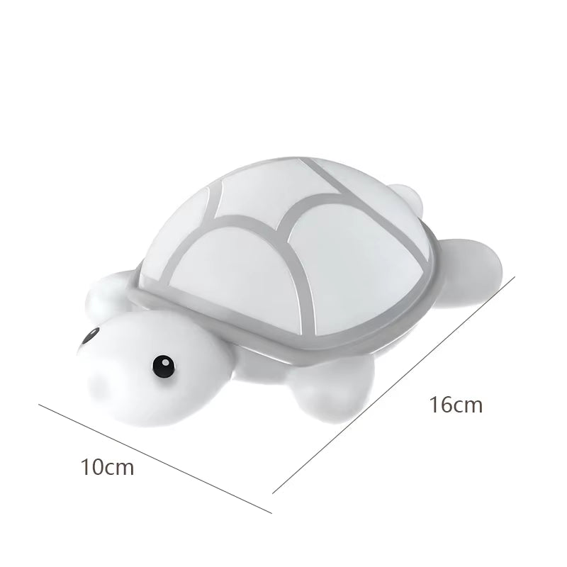 Led Turtle Night Light Cute Silicone Animal Cartoon Soft Lamp Touch Nightlight Children Sleep Light Room Bedside Decoration Gift